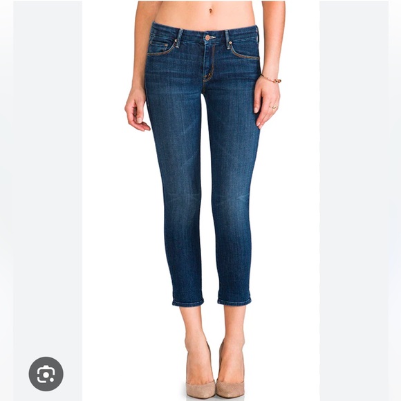 Mother Denim The Looker Crop Flowers from the Storm 26